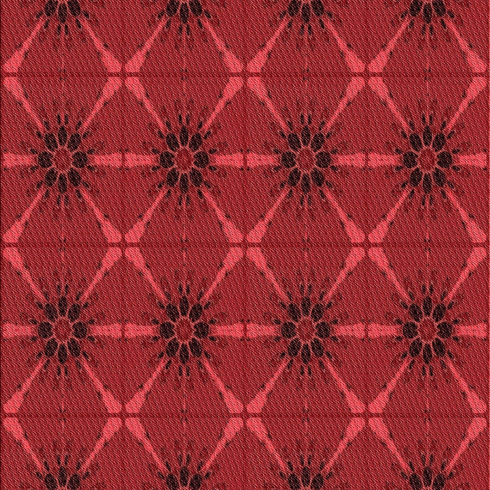 Machine Washable Transitional Red Rug, wshpat2871rd