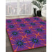 Machine Washable Transitional Purple Rug in a Family Room, wshpat2871