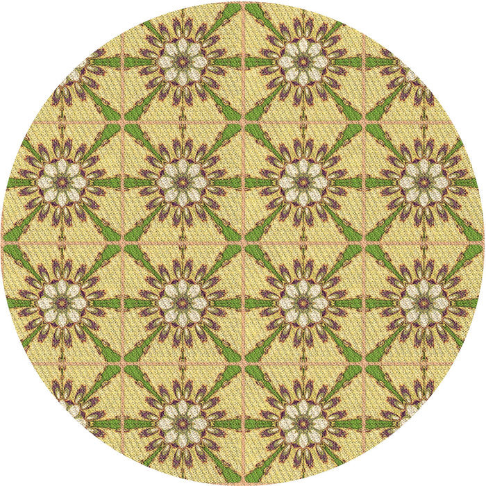 Square Machine Washable Transitional Light Brown Rug in a Living Room, wshpat2872brn