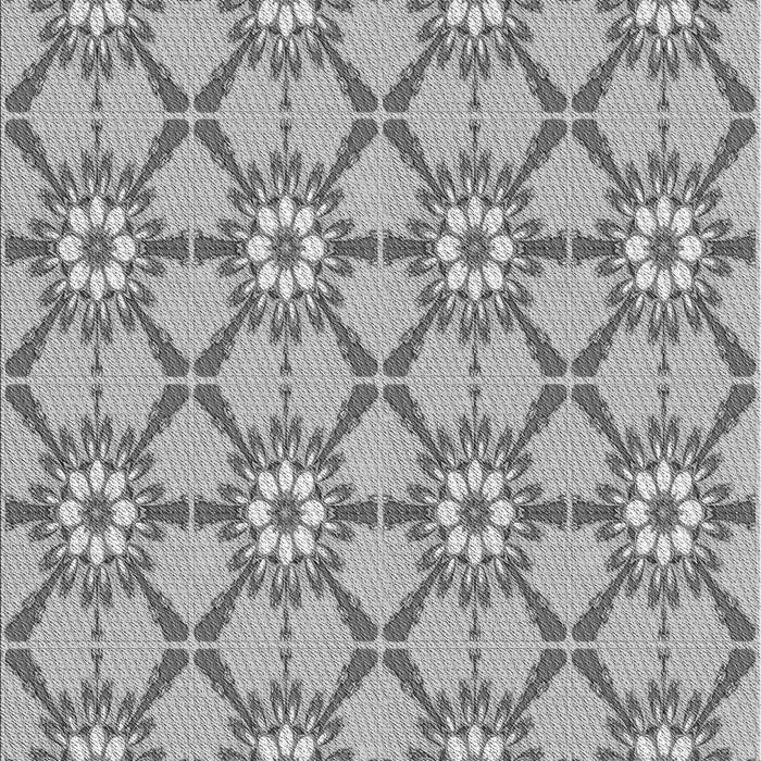 Patterned Silver Gray Rug, pat2872gry