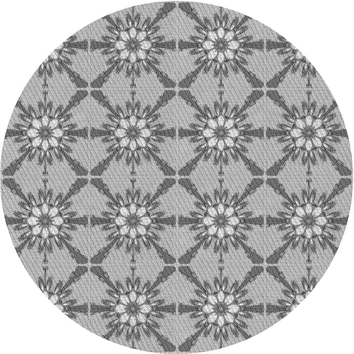 Square Machine Washable Transitional Silver Gray Rug in a Living Room, wshpat2872gry