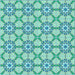 Round Patterned Light Sea Green Rug, pat2872lblu