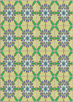 Machine Washable Transitional Green Rug, wshpat2872