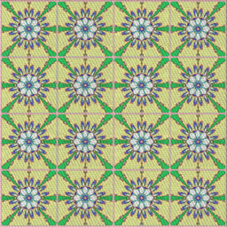 Sideview of Machine Washable Transitional Green Rug, wshpat2872