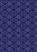 Patterned Royal Blue Rug, pat2873blu