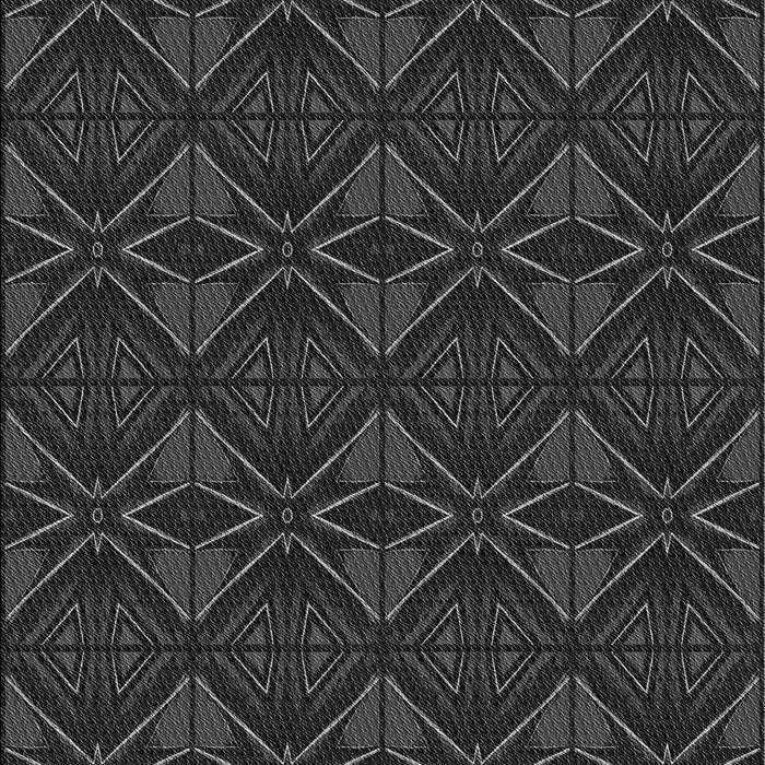 Machine Washable Transitional Carbon Gray Rug, wshpat2873gry