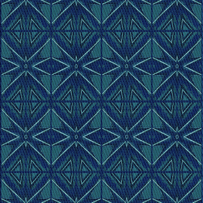 Machine Washable Transitional Blue Rug, wshpat2873lblu
