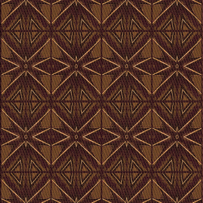 Patterned Mahogany Brown Rug, pat2873org