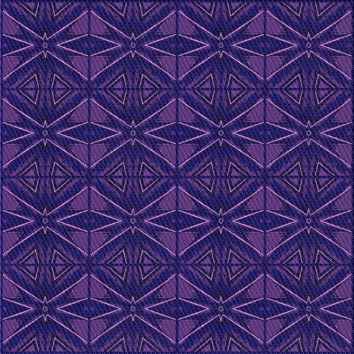 Round Patterned Denim Dark Blue Rug, pat2873pur