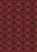 Patterned Red Rug, pat2873rd