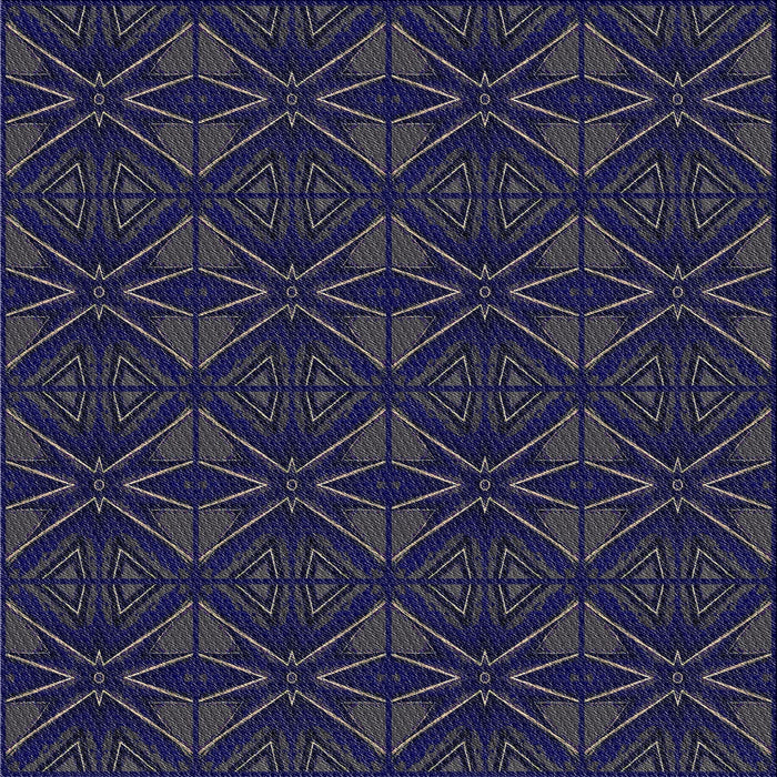 Sideview of Machine Washable Transitional Night Blue Rug, wshpat2873