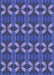 Patterned Light Slate Blue Rug, pat2874blu