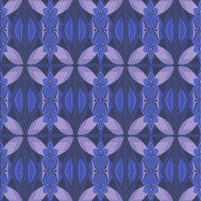 Patterned Light Slate Blue Rug, pat2874blu