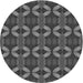 Square Machine Washable Transitional Gray Rug in a Living Room, wshpat2874gry