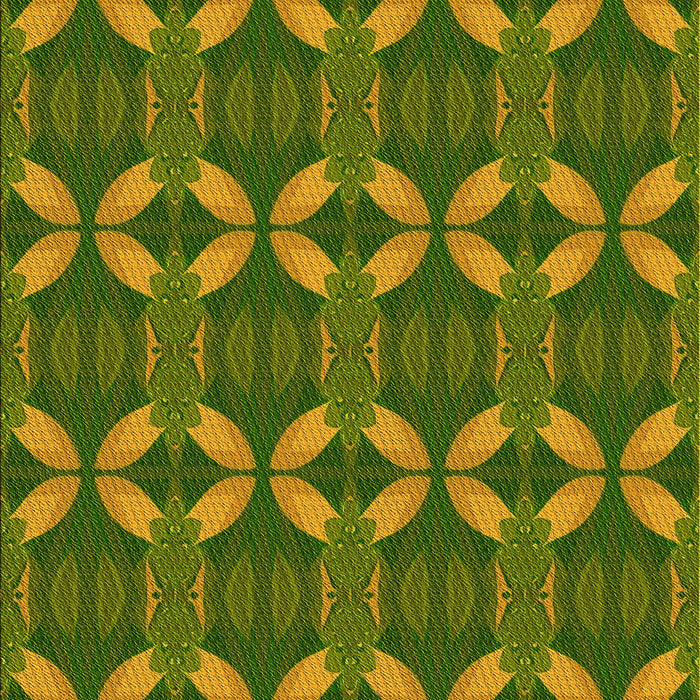 Machine Washable Transitional Dark Yellow Green Rug, wshpat2874yw