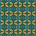 Sideview of Machine Washable Transitional Green Rug, wshpat2874