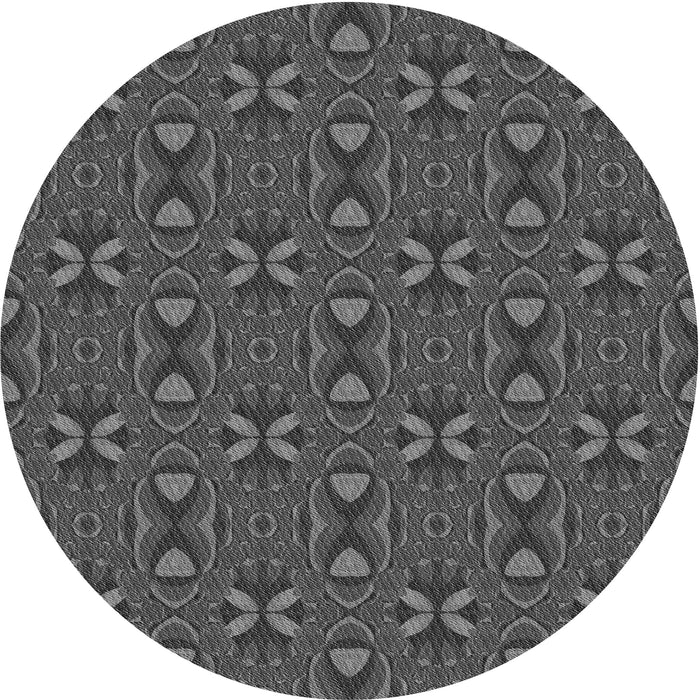 Square Machine Washable Transitional Platinum Gray Rug in a Living Room, wshpat2875gry