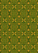 Machine Washable Transitional Dark Yellow Green Rug, wshpat2875yw