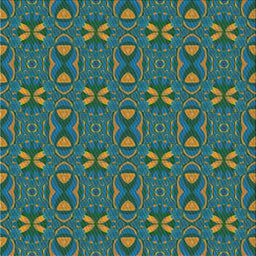 Square Patterned Mint Green Novelty Rug, pat2875