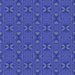 Round Patterned Blue Orchid Blue Rug, pat2876blu