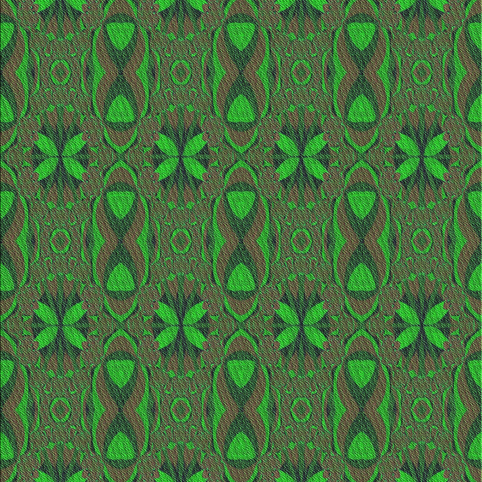 Patterned Army Green Rug, pat2876grn