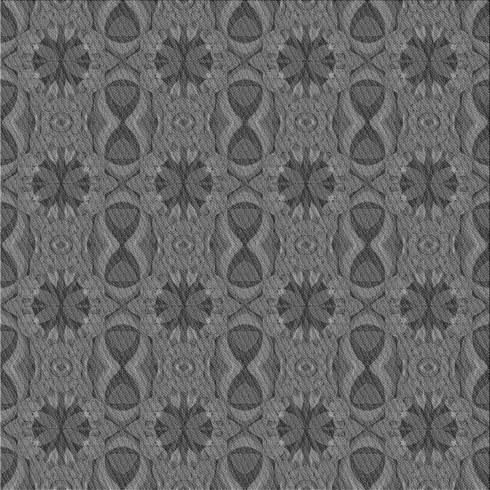 Round Patterned Gray Rug, pat2876gry