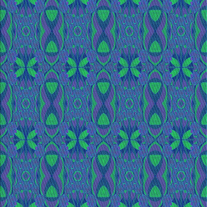 Patterned Sapphire Blue Rug, pat2876lblu