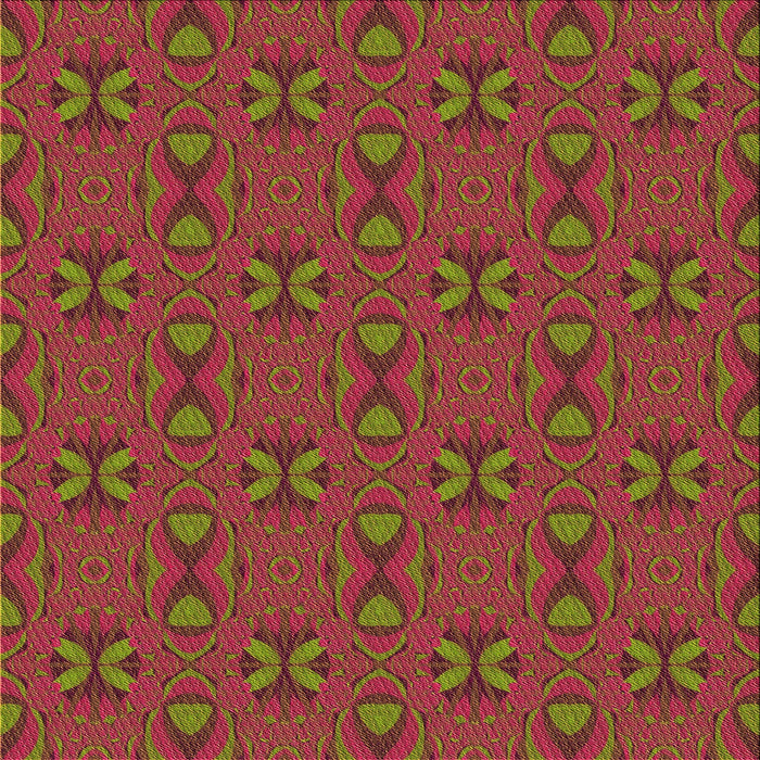 Round Patterned Crimson Red Rug, pat2876org