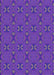 Patterned Blue Violet Purple Rug, pat2876pur