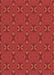 Patterned Red Rug, pat2876rd