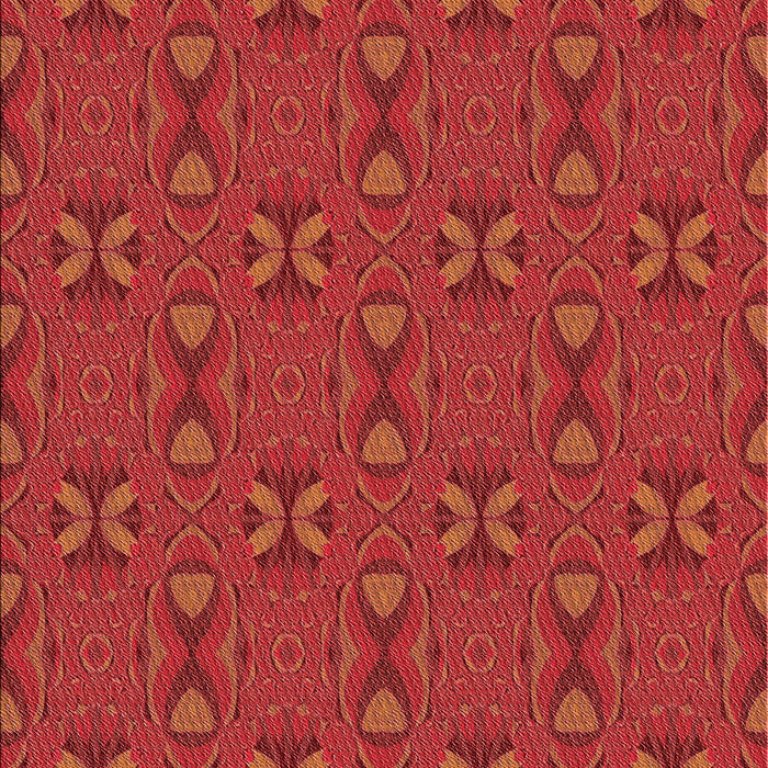 Patterned Red Rug, pat2876rd