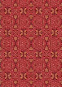 Machine Washable Transitional Red Rug, wshpat2876rd