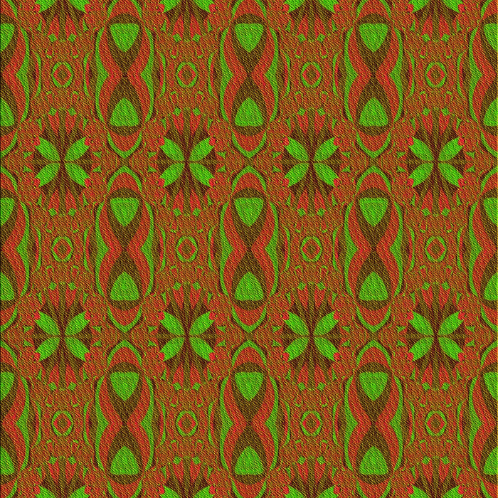 Patterned Tomato Red Rug, pat2876yw