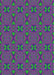 Patterned Bright Purple Modern Rug, pat2876