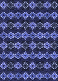 Machine Washable Transitional Midnight Blue Rug, wshpat2877blu