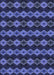 Patterned Midnight Blue Rug, pat2877blu