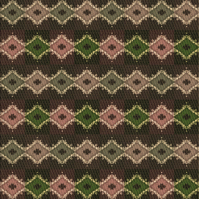 Machine Washable Transitional Brown Rug, wshpat2877brn