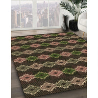 Patterned Brown Rug, pat2877brn