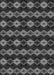 Patterned Charcoal Black Rug, pat2877gry