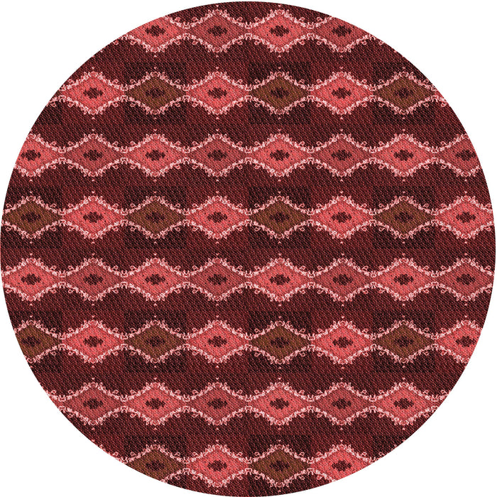 Square Machine Washable Transitional Red Rug in a Living Room, wshpat2877rd