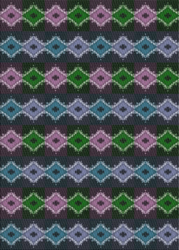 Patterned Charcoal Black Novelty Rug, pat2877