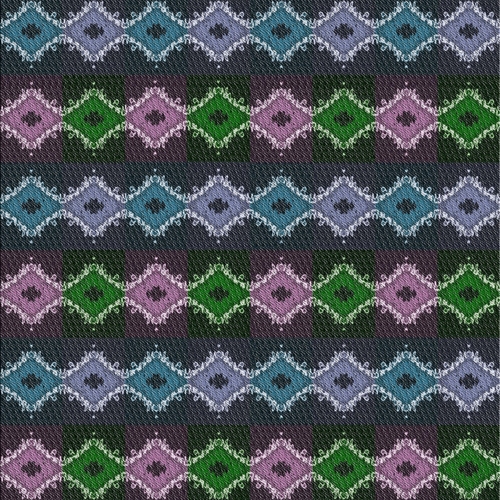 Patterned Charcoal Black Novelty Rug, pat2877