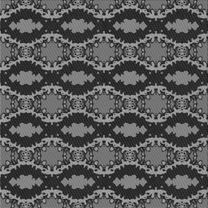 Round Machine Washable Transitional Charcoal Black Rug, wshpat2878gry