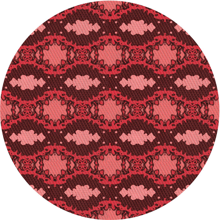 Square Machine Washable Transitional Red Rug in a Living Room, wshpat2878rd