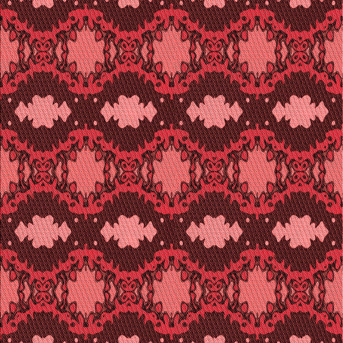 Machine Washable Transitional Red Rug, wshpat2878rd