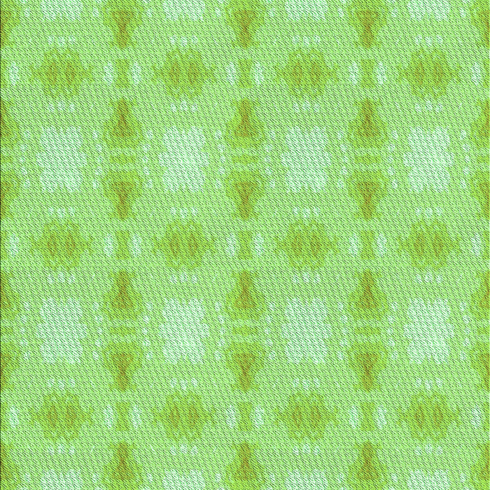 Patterned Green Rug, pat2879grn