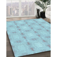 Patterned Blue Rug, pat2879lblu