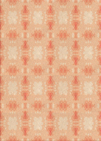 Machine Washable Transitional Pastel Orange Rug, wshpat2879org