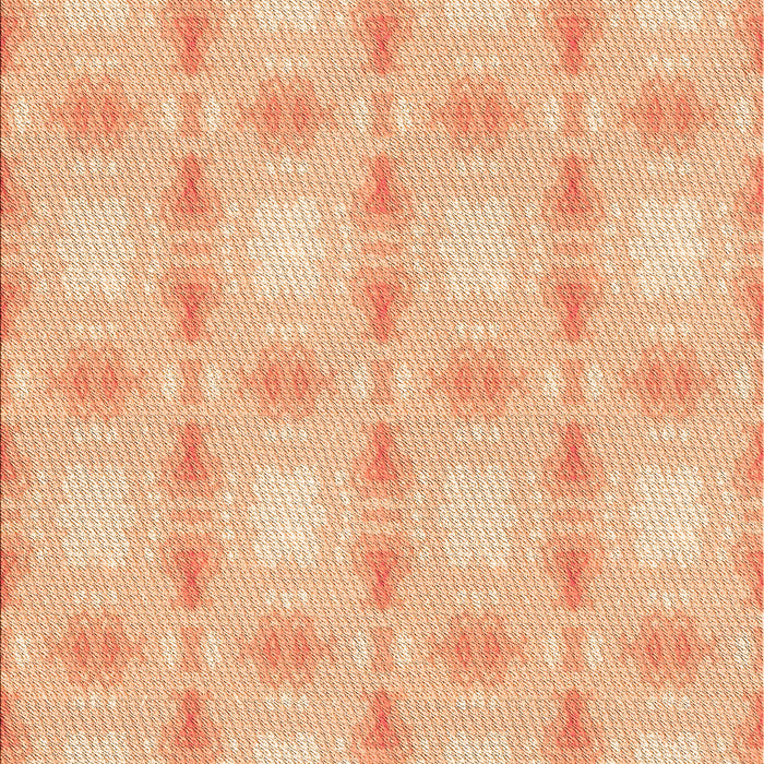 Machine Washable Transitional Pastel Orange Rug, wshpat2879org