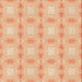 Round Patterned Pastel Orange Rug, pat2879org